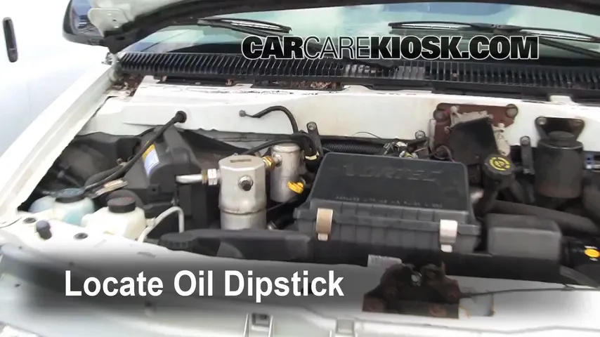 2001 Chevrolet Astro 4.3L V6 Extended Cargo Van Oil Check Oil Level